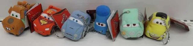 Portachiavi con giocattolo morbido «Cars» (Joy-Toy)