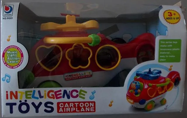 Giocattolo pull-along «Cartoon Airplane» (Leyuan)