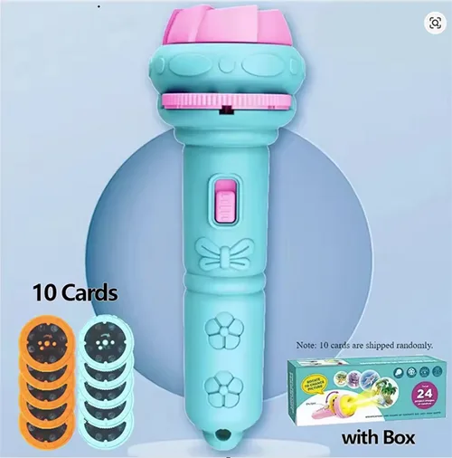 Torcia elettrica giocattolo «Cartoon flashlight - Lampe de poche de projection de dessin animé»