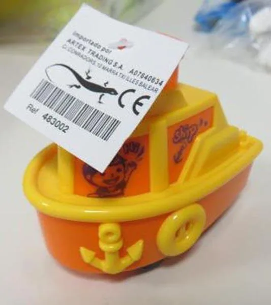 Barca giocattolo in plastica «Cartoon Ship» — foto 4 dell'alert A12/1017/17