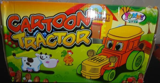 Giocattolo di plastica con dolci «Cartoon Tractor» — foto 3 dell'alert A12/1597/14