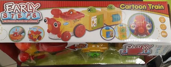 Treno di plastica «Cartoon Train» (Early Steps)