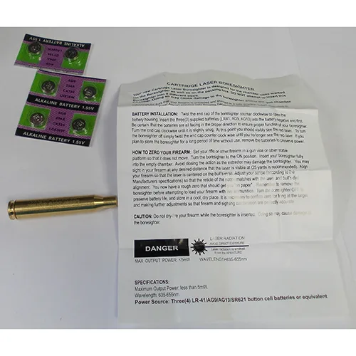 Puntatore laser «Cartridge Laser Boresighter» (Maymoc)