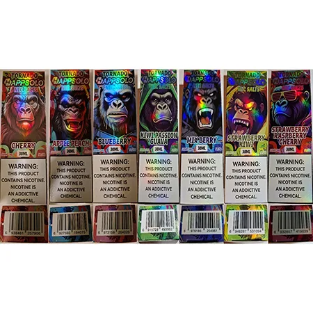 Cartuccia elettronica per sigarette (TORNADO HAPPSOLO, NIC SALTS)