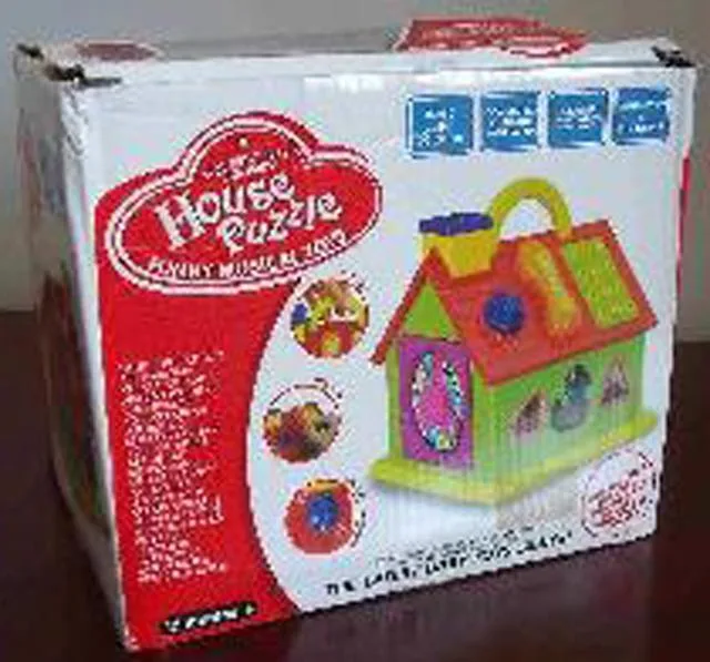 Casa giocattolo di plastica – Puzzle Casa – Giocattoli musicali divertenti (Unknown)