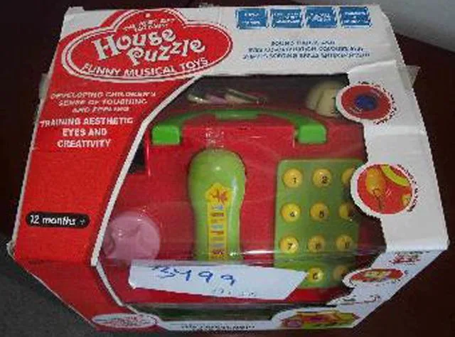 Casa giocattolo di plastica – Puzzle Casa – Giocattoli musicali divertenti — foto 4 dell'alert 1668/10