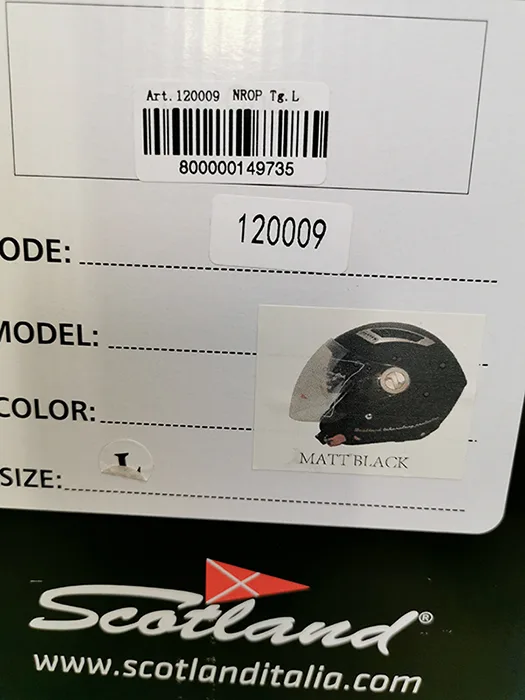 Casco da moto — foto 3 dell'alert A12/00886/20