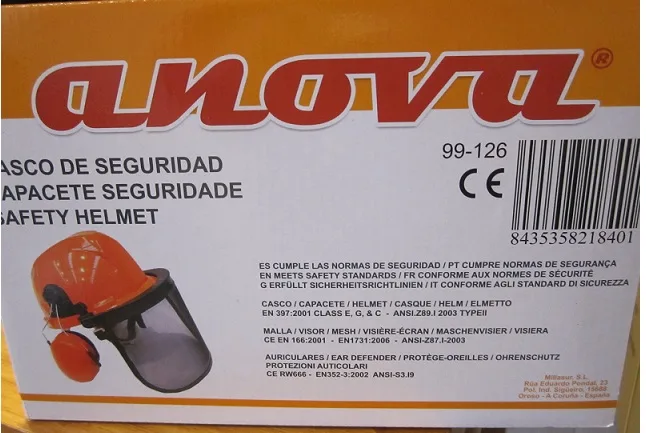 Casco protettivo «Casco de seguridad» — foto 2 dell'alert A12/01686/22