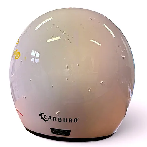 Casco motociclistico «Casco Jet Retro Choppy Bianco» — foto 5 dell'alert SR/02835/26