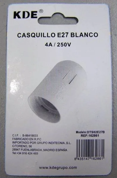 Presa della lampada «Casquillo E27 Blanco» (Kde)