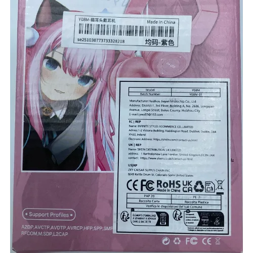 Cuffie senza fili «Cat wireless headphone» — foto 5 dell'alert SR/03010/26