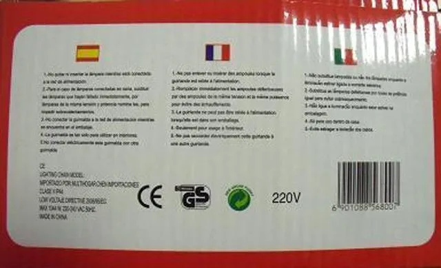 Catena di illuminazione &amp; #13; &amp; #13;1.        60 Mini luci &amp; #13; &amp; #13;2. (Not known)
