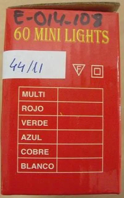 Catena di illuminazione &amp; #13; &amp; #13;1.        60 Mini luci &amp; #13; &amp; #13;2. — foto 17 dell'alert 0838/11