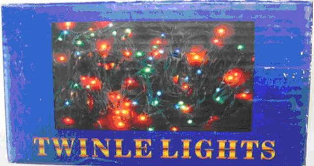 Catena di illuminazione di Natale Twinle Luci & #13; & #13; — foto 1 dell'alert 0205/11
