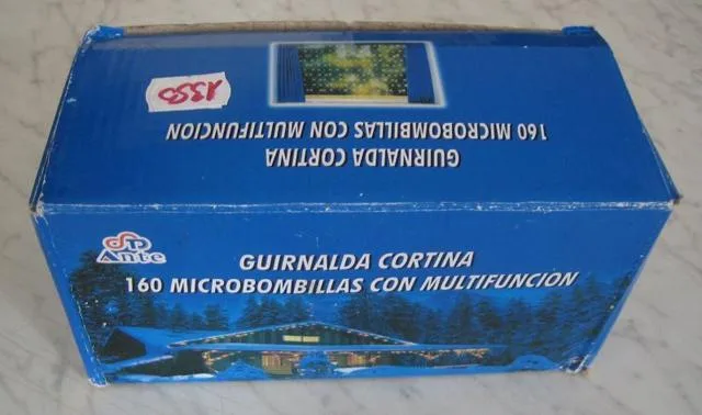Catena di illuminazione – Guirnalda Cortina 160 Microbombillas con multifunzione — foto 2 dell'alert 0446/10