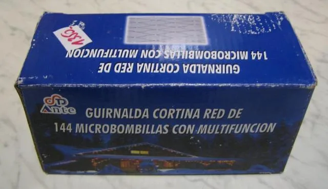Catena di illuminazione – Guirnalda Cortina red de 144 Microbombillas con multifuncion catena di illuminazione (Ante)