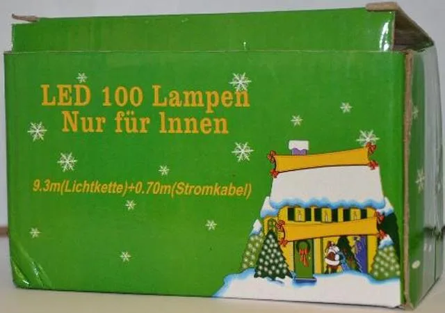 Catena di illuminazione "LED 100 Lampen Nur für Innen" &amp; #13; — foto 1 dell'alert 0649/12