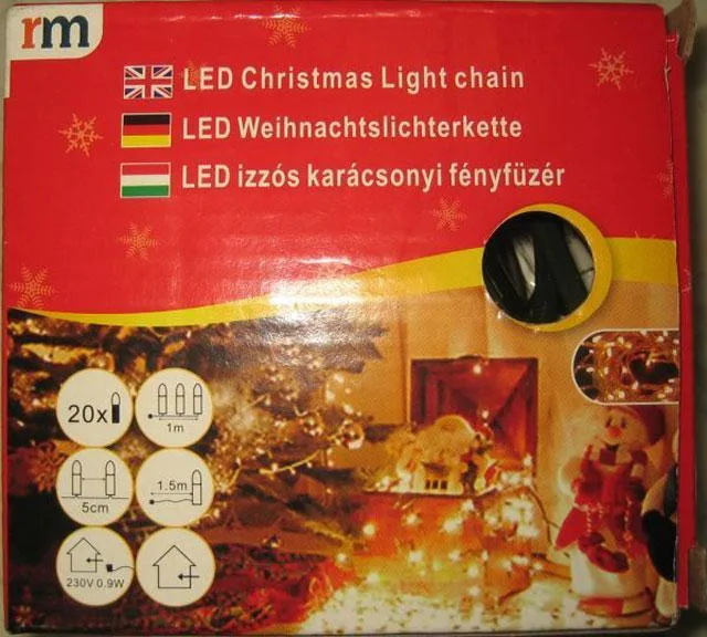 Catena di illuminazione – LED catena di luce di Natale (RM)