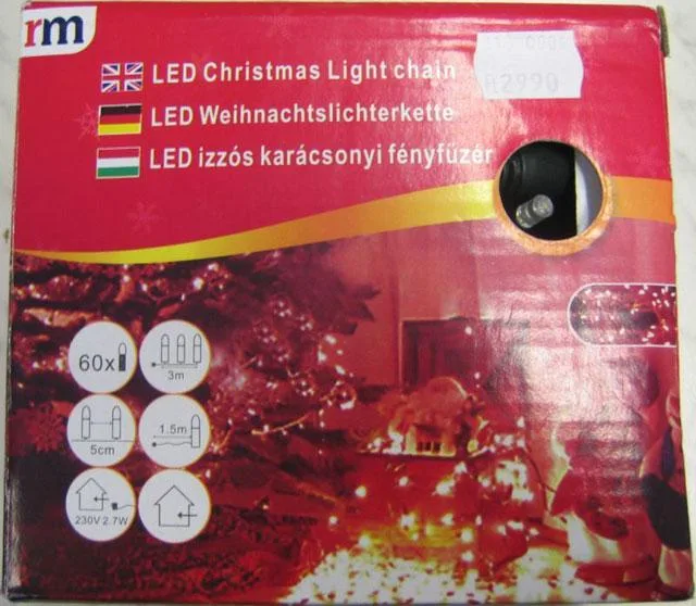 Catena di illuminazione – LED catena di luce di Natale (RM)