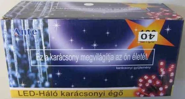 Catena di illuminazione "LED-Háló karácsonyi ég" — foto 2 dell'alert 0682/12