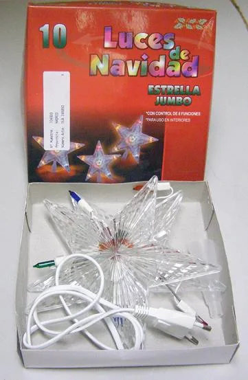 Catena di illuminazione – Luces de Navidad Estrella Jumbo — foto 1 dell'alert 1055/07