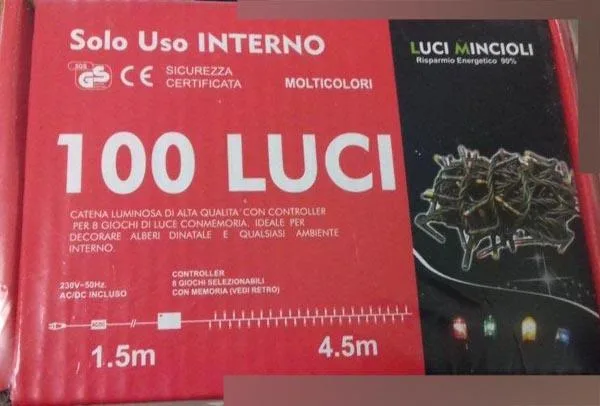 Catena di illuminazione — foto 1 dell'alert A12/1062/17