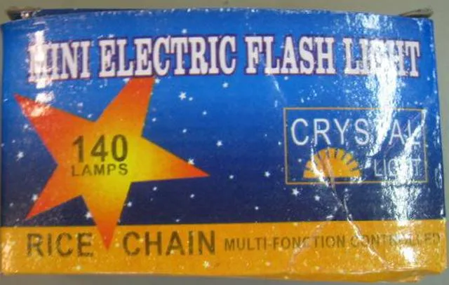 Catena di illuminazione "Mini luce flash elettronica" &amp; #13; &amp; #13; (CRYSTAL LIGHT)