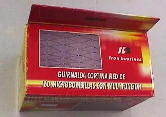 Catena di illuminazione natalizia "Guirlanda cortina red de 160 microbombillas con multifunzione" — foto 2 dell'alert 0294/08