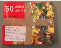 Catena di illuminazione natalizia — foto 9 dell'alert 0312/07