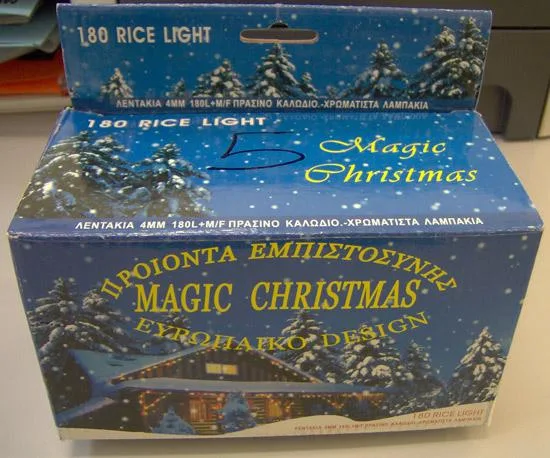 Catene di illuminazione. (Magic Christmas.)