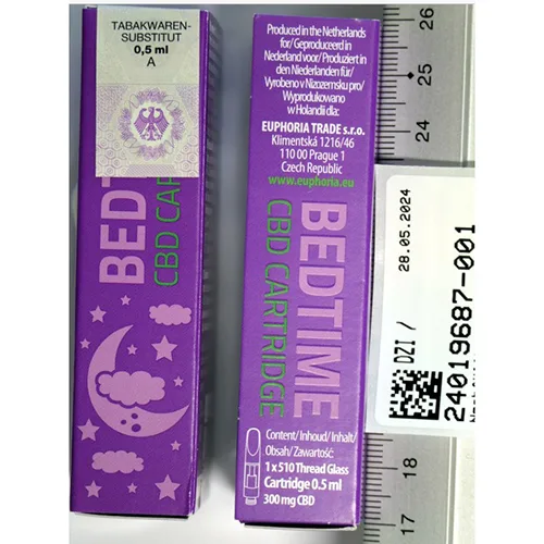 Sigaretta elettronica «CBD CARTRIDGE with Hemp Extract BEDTIME» (EUPHORIA)