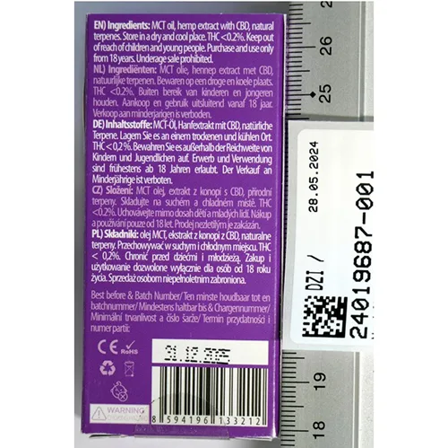 Sigaretta elettronica «CBD CARTRIDGE with Hemp Extract BEDTIME» — foto 3 dell'alert A12/01718/24