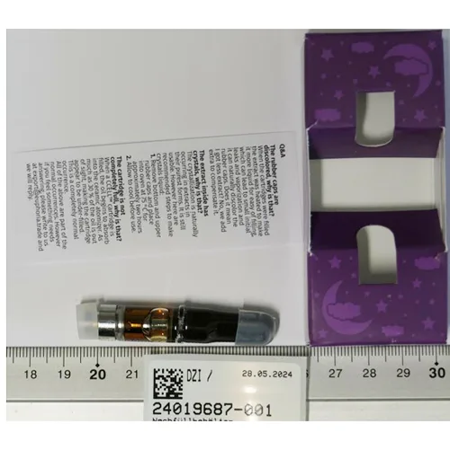 Sigaretta elettronica «CBD CARTRIDGE with Hemp Extract BEDTIME» — foto 4 dell'alert A12/01718/24