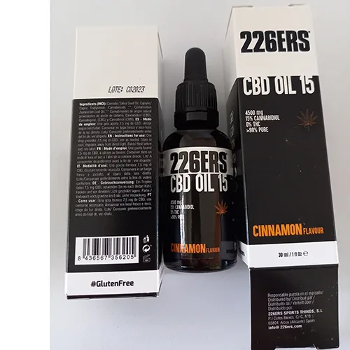 Olio per la cura della pelle «CBD OIL 15 „226ERS®“ 4500 mg 15 % Cannabidiol, 0 % THC, CINNAMON Flavour» — foto 2 dell'alert SR/00077/26