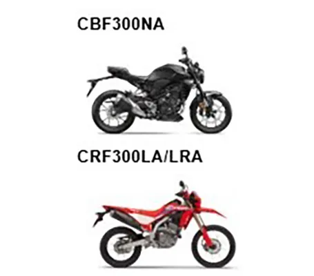 Motocicletta «CBF300NA, CRF300LA/LRA» — foto 1 dell'alert A12/00985/23
