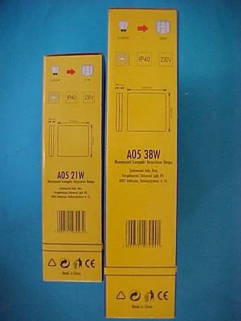 Ceiling lamps with 2D fluorescent lamp (fixed luminaire). — foto 11 dell'alert 0786/06