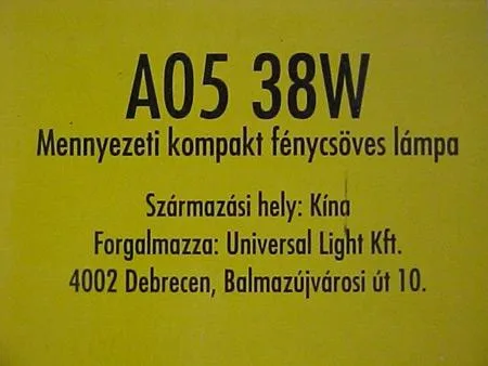 Ceiling lamps with 2D fluorescent lamp (fixed luminaire). — foto 12 dell'alert 0786/06