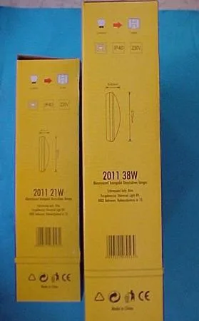 Ceiling lamps with 2D fluorescent lamp (fixed luminaire). — foto 2 dell'alert 0786/06