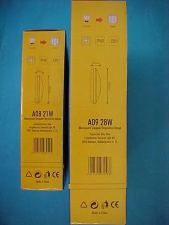 Ceiling lamps with 2D fluorescent lamp (fixed luminaire). — foto 6 dell'alert 0786/06