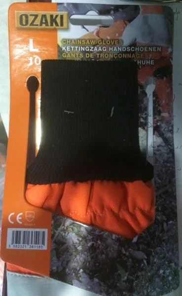 Guanti per la segatura «Chainsaw Gloves / Kettingzaag Handschoenen / Gants de tronçonnage» (OZAKI)