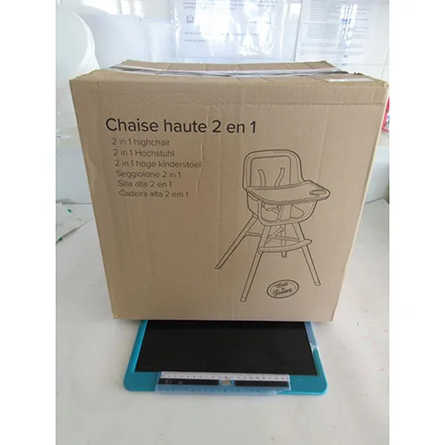 Seggiolone «Chaise haute  Paulette 2 en 1» (Auchan Baby, Nania- TEAM TEX, Pommette)