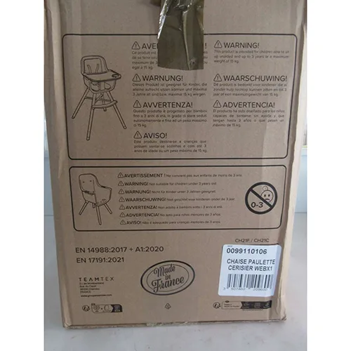 Seggiolone «Chaise haute  Paulette 2 en 1» — foto 2 dell'alert SR/01699/25