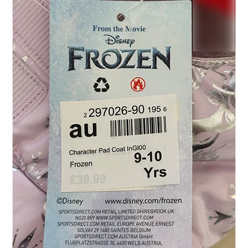 Giacca antipioggia per bambini «Character Pad Coat Frozen» — foto 3 dell'alert SR/02299/26