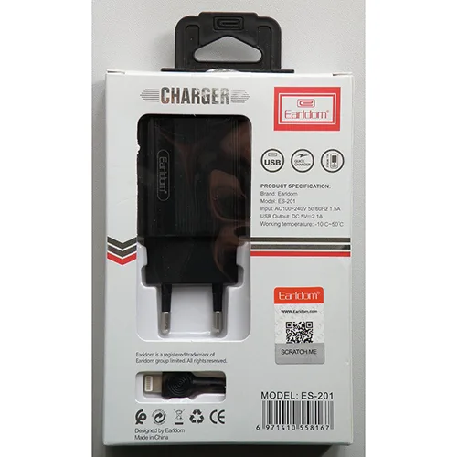 Caricabatterie USB «CHARGER / 21A 1 USB CHARGER» (Earldom)