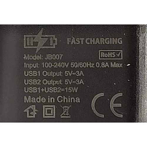 Caricabatterie USB «CHARGER Dual Port smart charger set» — foto 6 dell'alert OR/00106/25