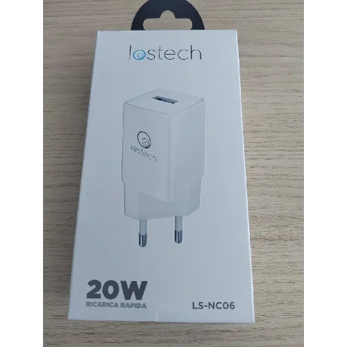 Caricabatterie USB «Chargeur Rapide 20W avec Port USB» (lostech)