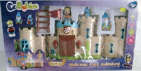 Fortezza giocattolo «Château fort médiéval ('Medieval fortress')» (Go Babies Be toys)