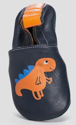 Pantofole in pelle «Chaussons cuir pour bébé» (Pat et Ripaton)