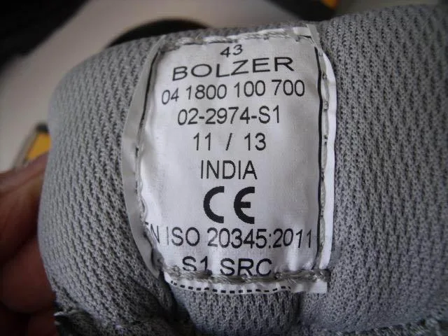 Stivali di sicurezza «Chaussures Negro» — foto 3 dell'alert A12/1061/14