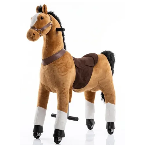 Cavallo giocattolo «Cheval d'équitation à roues»